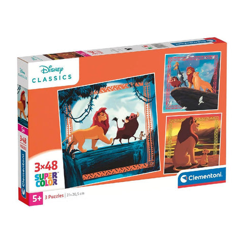 Clementoni Supercolor Puzzel The Lion King 3X48 Stukjes