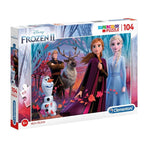 Clementoni Disney Frozen 2 Supercolor Puzzel 104 Stukjes