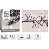 Clusterverlichting 192 Led -  1.4M - Two Tone Adorable - Batterij - Lichtfuncties - Geheugen - Timer