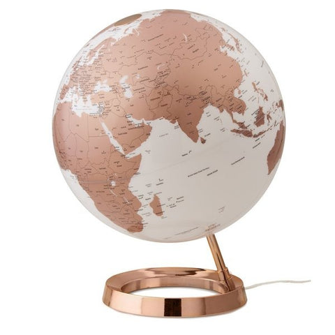 Atmosphere Nr-0331F7Nu-Gb Globe Bright Copper 30Cm Diameter Kunststof Voet Engelstalig