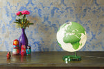 Atmosphere Nr-0331F7N4-Gb Globe Bright Hot Green 30Cm Diameter Kunststof Voet Met Verlichting