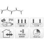 Kerstverlichting 40 Led- 3M - Wit - Timer - Lichtfuncties - Geheugen - Buiten