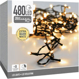 Kerstverlichting 480 Led- 36M - Extra Warm Wit - Timer - Lichtfuncties - Geheugen - Buiten