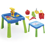 Dolu 3077 3-In-1 Zand/Watertafel Met Tekentafel Blauw/Groen