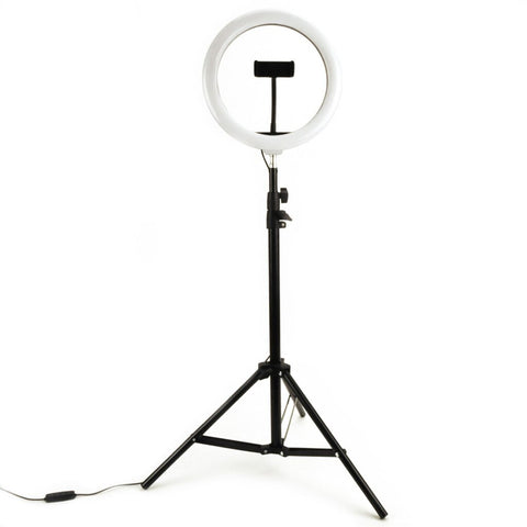 Basic Selfie Ringlamp 26 Cm Met Statief 210Cm