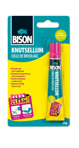 Bison Bi-6309079 Knutsellijm 20 Gram Oplosmiddelvrij Blister