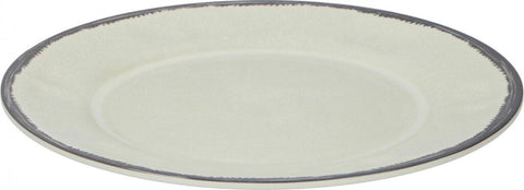 Diversen Tom Dinerbord 25 Cm Melamine 229 Gram Wit/Grijs