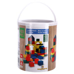 Marionette Wooden Toys Blokkenton Met Houten Blokken 100 Stuks