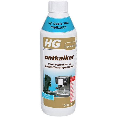 Hg Ontkalker Espresso- &Amp; Koffiepadmachines Melkzuur 0,5L