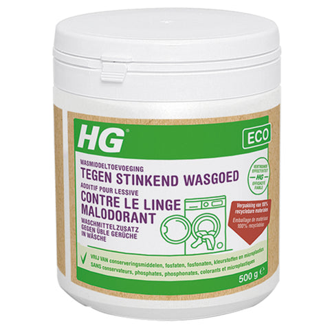 Hg Eco Wasmiddeltoevoeging Tegen Stinkend Wasgoed 500 G