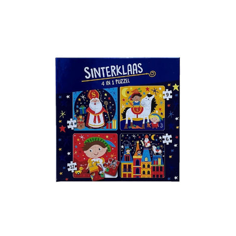 Sinterklaas 4In1 Puzzel 4-12 Stukjes