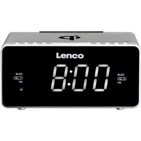 Lenco Cr-550 Klokradio Zilver