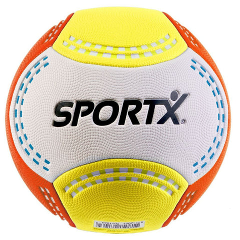 Sportx Beach Voetbal 22 Cm Oranje/Geel/Wit