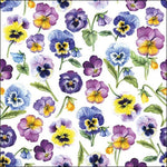 Ambiente Servetten 33X33 Cm Pansy All Over Voorjaar Lente