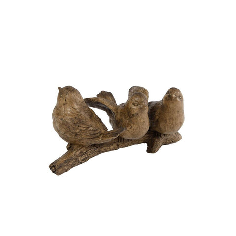 Gifts Amsterdam Sculptuur 3 Vogels Op Tak 14X7 Cm