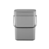 Eko Puro Ii Foodwaste Caddy Afvalemmer 5L Grijs