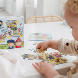 Bambolino Toys Fien En Teun 4In1 Puzzel 4-16 Stukjes