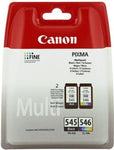 Canon Can 545Xl + 546Xl + Fotopapierapier Orig(2)