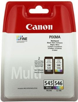 Canon Can 545Xl + 546Xl + Fotopapierapier Orig(2)