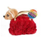 Toi-Toys Pluchen Chihuahua Hond In Blingbling Handtas Assorti