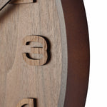 Nextime Ne-3096Br Wandklok Dia. 35 Cm, Hout, Bruin, 'Wood Wood Medium'