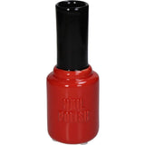 Overige Merken Nagellak Vaas 7X7X18.5 Cm Rood/Zwart