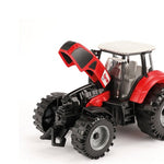 Tractor Tractor Met Frictie 19 Cm Rood/Zwart