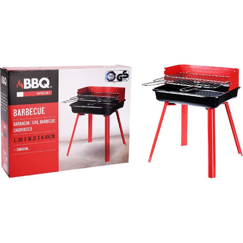 Bbq Click Inn Barbecue 36X31X45 Cm Rood/Zwart