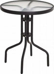 Pro Garden Ronden Glazen Balkon Tafel 60X70Cm