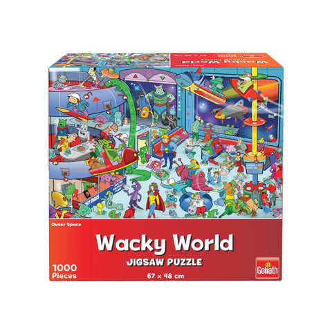 Goliath Wacky World Puzzel Outerspace 1000 Stukjes