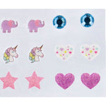 Overige Merken Unicorn Oorbellen Stickers