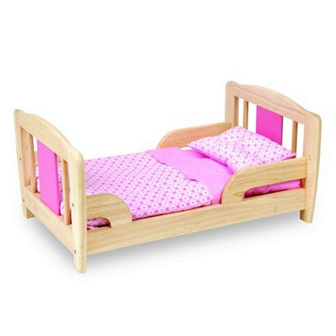 Pintoy P07541 Groot Houten Poppenbed 53Cm