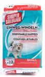 Couche jetable pour chien de solution simple