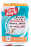 Couche jetable pour chien de solution simple