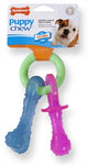 Nylabone Puppy Chew Teether Teat / Bone Puppy Toys UP TO 7 KG