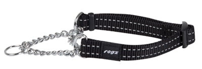 Rogz For Dogs Snake Choker Black 16 MMX32-44 CM