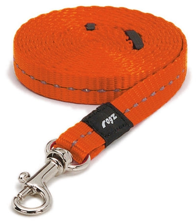 Rogz For Dogs Nitelife Laisse Orange 11 MMX1.8 MTR