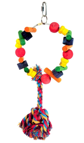 Happy Pet Toy Parrot Cartwheel Assorted 28X15X8 CM