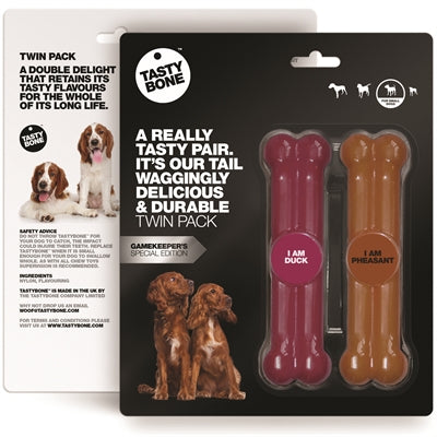 Tasty Bone Twinpack Canard / Faisan 15X4X2.5 CM