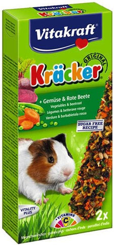 Vitakraft Guinea Pig Cracker Vegetable 2 IN 1