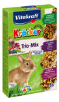 Vitakraft Dwarf Rabbit Crackers Nut/Forest Fruits/Vegetables 3 IN 1