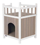 Trixie Cat House Cat's Home With Balcony Gray / White 45X65X45 CM