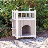 Trixie Cat House Cat's Home With Balcony Gray / White 45X65X45 CM