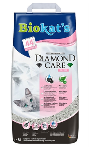 Biokat's Litière pour Chat Diamond Care Fresh 8 LTR
