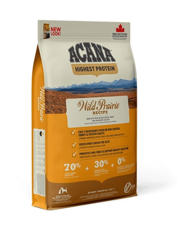 Acana Chien de prairie sauvage à haute teneur en protéines 11,4 KG