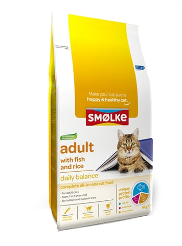 Smolke Cat Adulte Poisson/Riz 4 KG