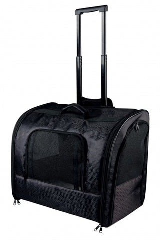 Trixie Panier de Voyage Chariot Elegance Noir 45X31X41 CM