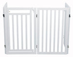 Trixie Dog Fence With Door White 60-160 X 81 CM