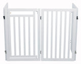 Trixie Dog Fence With Door White 60-160 X 81 CM