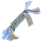 Little Rascals Flos Rope Coil With Fleece Blue 22X5X5 CM